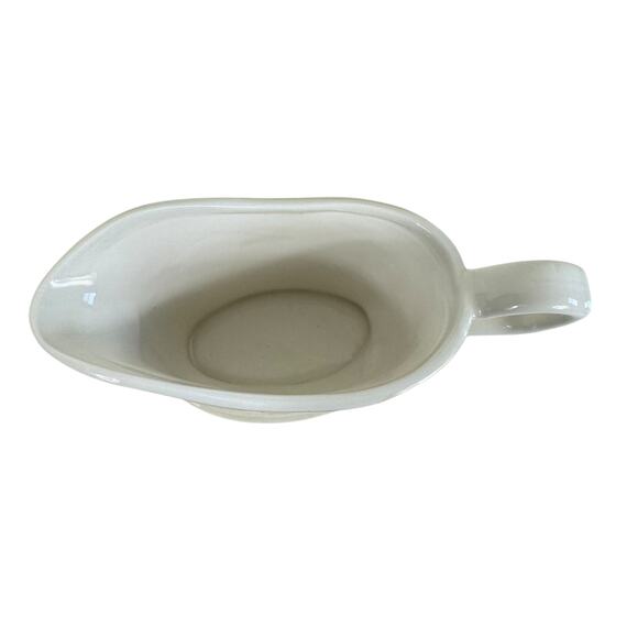 The Pioneer Woman Farmhouse Lace Linen Stoneware Gravy Boat - Picture 3 of 4